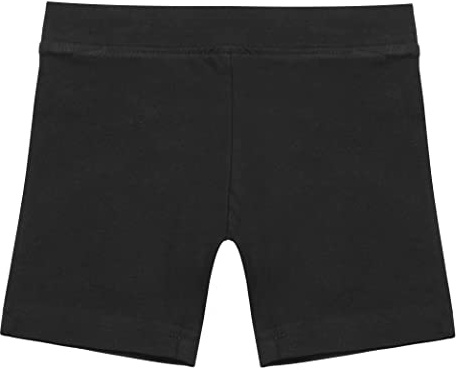 Listers Schoolwear Pantaloncini da danza per ragazze, 100% cotone, traspiranti e sicuri, corti, elasticizzati, da ciclismo, per ragazze, taglia 4-16 anni, nero, Nero , 12 anni