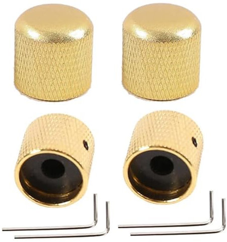 4 Stücke Elektrische Gitarre Knöpfe Mit Loch Metall Flache Top Control Volume Tone Schalter Knopf Mit Schlüssel Für Bass Gitarre gitarrenzubehör für anfänger