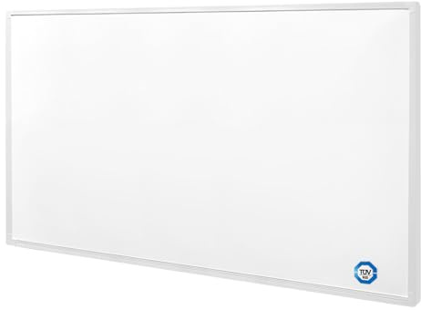 Behaglich Chauffage Infrarouge 600W, Chauffage Infrarouge Mural Jusqu'à 120°C, Pour 8 à 15 m² - 1-3 Minutes pour Atteindre la Température de Fonctionnement - Certifié TÜV & Garantie 10 Ans