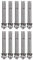 PartyKindom 10Pcs Stainless Steel Expansion Bolts for Pool Safety Covers Sleeve Anchors with Nuts and Washers External Expansion Screws for Easy Installation