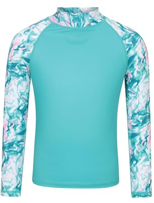 Mountain Warehouse Combinaison en néoprène pour enfants - Combinaison à manches longues avec protection UV Rash Guard - Maillot de bain pour garçons et filles - Printemps, été, 11-12 ans