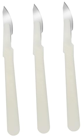 VICASKY Taglierino per Pane 3 Pezzi Strumenti Cucina per Uso Domestico in Plastica e Metallo Facile da Usare da Pulire per Baking e Preparazione Pane