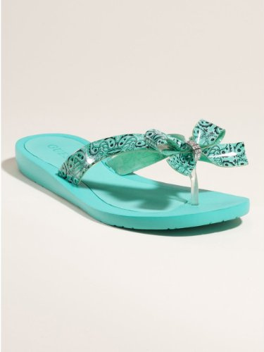 Guess Women's TUTU Sandal, Navy 434, 7