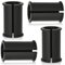 4pcs Microphone Shock Mount Rubber Sleeve, 1.8x0.8inch Sturdy Mic Spacer Tube Washer Accessories Compatible with Most Cameras