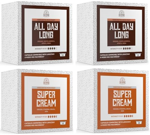 Old Grinder - 64 Capsules Compatible with Lavazza® A Modo Mio®* Machines | VARIETY PACK
