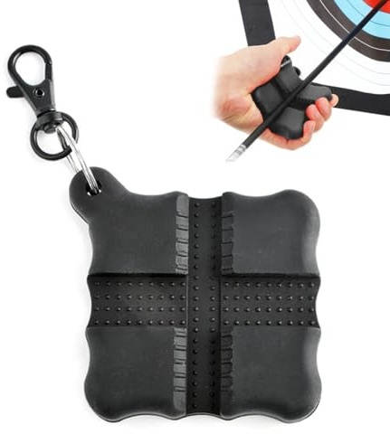 MIRKUZI Mantenimiento del arco Extractor de flechas de 1 pieza, extractor de flechas de silicona, extractor de flechas de silicona para jardín, protege tus manos (negro)