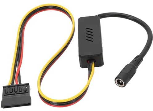 Nvanvmm DC 5525 to Hard Drive Power Supply Cable DC 12V to Hard Drive Cable with Step-Down Voltage Regulator