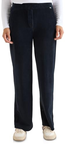 Cecil Pantalon Large en Velours côtelé Bleu foncé Corduroy 2X