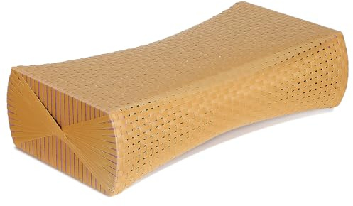 SOIMISS Sauna Room Simulated Rattan Neck Pillow Breathable Ergonomic Pillow for Elderly and Home Gym Sauna Accessories