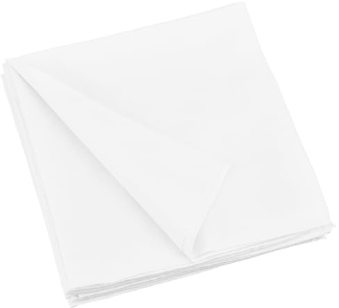 WEBEEDY 8 paños de algodón para planchar de 60 x 60 cm, paño de planchado blanco para proteger la tela de la ropa, protector de tela, herramienta de prensa para manualidades de costura