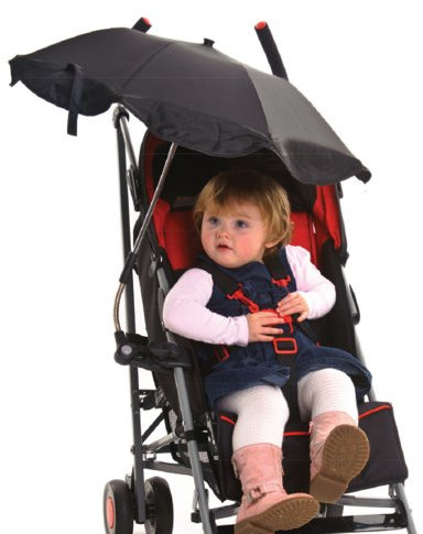 Red Kite Universal Parasol with Multi Clamp - Black