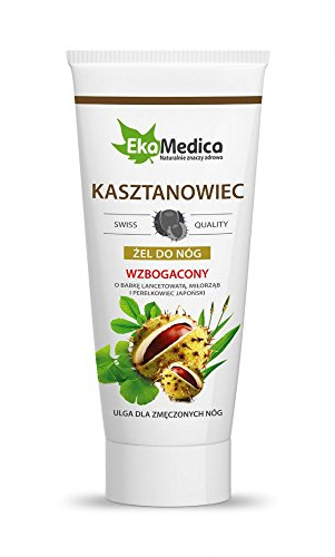 EkaMedica Beingel med hästkastanj 200 ml – bengel för vuxna, kontorsarbetare eller personer med sittande/stående arbete – unisex – naturlig, silikonfri