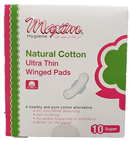 MAXIM HYGIENE PRODUCTS PADS,ULT THIN W/WINGS,SUP, 10 CT by Maxim Hygiene Products