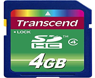 Transcend SDHC 4GB Class 4 Speicherkarte