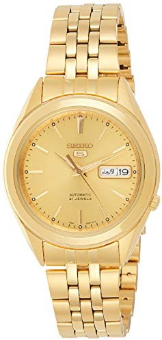 Seiko SNKL28 Gold Stainless Steel Band Wrist Watch, Strap