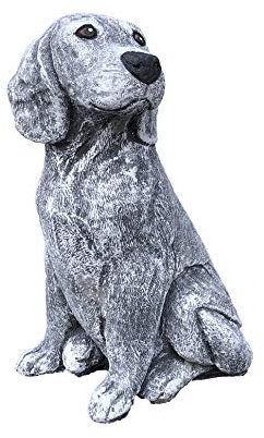 Sculpture En Pierre Beagle Résistant Au Gel Décoration De Jardin