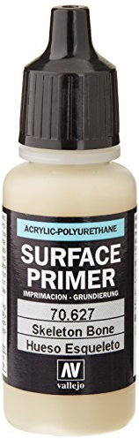 Vallejo Primers Acrylfarbe Primer Hueso, schnelltrocknend, ideal für Airbrush, Modellbau und Figuren. Hochwertige Grundierung für präzise Ergebnisse. 60ml.