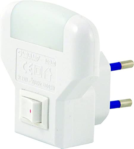 Velamp Punto luce LED (colore:bianco) con interruttore TWILIGHT IL09