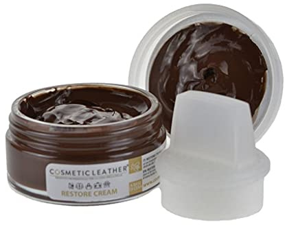 COSMETIC LEATHER PRODOTTI PROFESSIONALI PER LA CURA DELLA PELLE Crema para zapatos autobrillante con esponja aplicadora de cera. 7 COLORES DISPONIBLES 50 ml