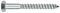 Index Fixing Systems VTB08070 Tornillo con Rosca para Madera y Aglomerado y Cabeza Hexagonal, 8 x 70 mm, Set de 160 Piezas
