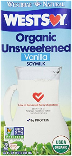 West Life Organic Unsweetened Vanilla Soy Milk, 32 FZ