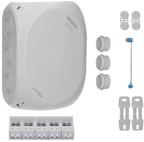 Hensel DK1616G Kabelabzweigkasten 6-16 qmm 3phasig, 25 qmm 1phasig, 5 polig Klemme IP 55