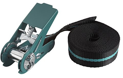 wolfcraft 3418000 - Sangle d'Arrimage à Cliquet - Longueur 4 m - Force de Serrage 180 kg