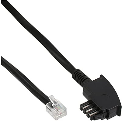 Inline Telefonkabel analog TAE-N 3,0m gebrückt
