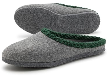 Pantoffelmann hustofflor med filtsulor I bekväma filttofflor i olika färger & storlekar Ivarma filttofflor som andas I tofflor för män & kvinnor med tjock filtsula