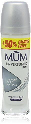 Mum Deo Extra Fill Unparfümiertes Roll-On 75 ml - 6er Pack