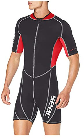 Seac Ciao Man, Kurzarmanzug für Herren aus 2,5 mm-Neopren zum Schnorcheln, Tauchen und andere Wassersportarten
