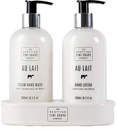 Scottish Fine Soaps Flüssigseife & Handlotion Au Lait je 300ml