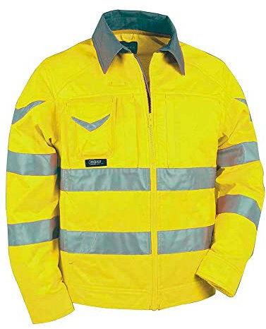 Cofra V018 – 0-00.z56 chaquetaADVERTENCIA tamaño en amarillo/antracita, 56