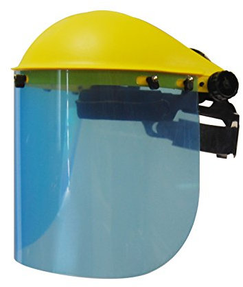 OZAKI - Visière De Protection Ecran En Polycarbonate - Modèle Professionnel - Relevable - Tour De Tête Réglable - Débroussailleuse & Bricolage