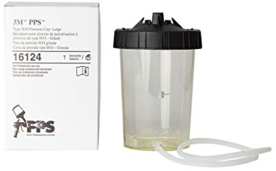 3M PPS (Original Series) 16124 PPS H/O Pressure Cup with Air Hose, Large, 28 oz, 1 Pack