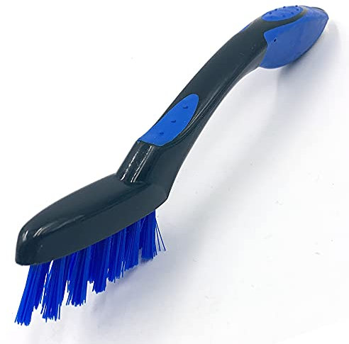 Grout Tile Brush − Grout Cleaning Brush to Remove Dirt and Grime from the Gaps Between Tiles and Narrow Surfaces, Stiff Bristles Cleaner Small Brush by The Dustpan and Store