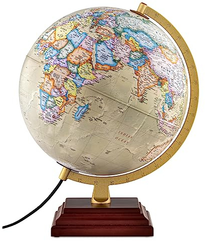 Waypoint Geographic Atlantic Illuminated Globe