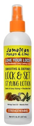 Jamaican Mango & Lime Lock & Set Styling Lotion 8oz by Rasta Locks & Twist