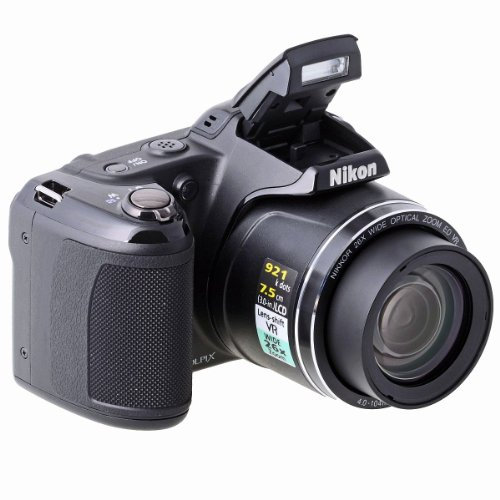 Nikon Coolpix L810 Appareil photo numérique compact 16,4 Mpix Ecran 3 Zoom optique 26x Noir