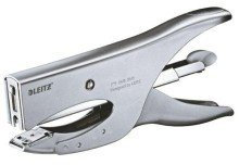 Leitz Heftzange, Backloader-Mechanik, Heftleistung 40 Blatt, matt-silber