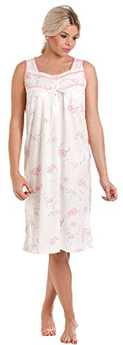 Lady Olga Ladies Sleeveless 0103 Nightie Pink 18/20