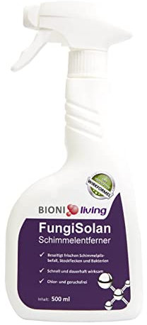 FungiSolan Schimmelentferner 500ml Flasche, Anti Schimmelspray, Schimmel-Entferner-Spray