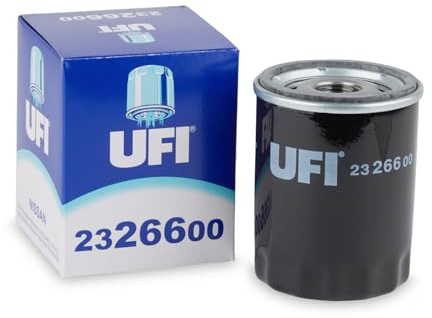 UFI Filters, Filtro Olio 23.266.00, Filtro Olio per Ricambio, Adatto a Auto, Applicabile su Diversi Modelli Infiniti e Nissan