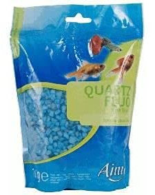 Aime - Grava Fluorescente Azul para acuariofilia (1 kg)