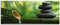 ARTland Wanddeko Glasbilder Wandbild Glas Bild einteilig 125x50 cm Querformat Asien Wellness Zen Spa Steine Bambus Entspannung Grün S5YF