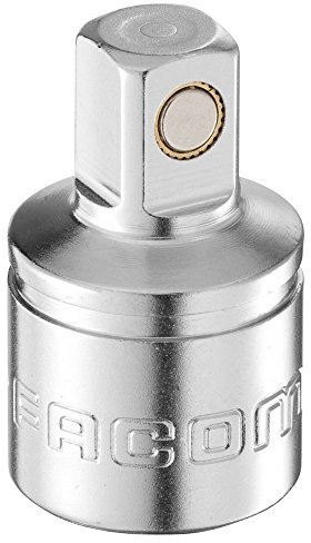 FACOM - Embout de Vidange Magnétique Entraînement 3/8 Carré 4 Pans Mâle - MB.S08 - Montage et Démontage - Raccords Hydrauliques - Matériau Durable de Qualité - Convient à un Usage Professionnel
