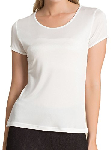 Paradise Silk Pure Silk Knitted Women's Round Neck Short Sleeve Tee