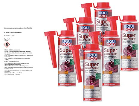 BandelOne enthält 6x250mL Liqui Moly Super Diesel Additiv Motor System Reiniger Zusatz Schutz 5120