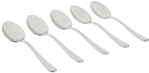 Alessi LCD01/1 Caccia Cucchiaio da Tavola in Acciaio Lucido, Set da 6