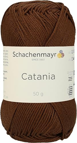 Schachenmayr Catania 9801210-00157 marone Handstrickgarn, Häkelgarn, Baumwolle